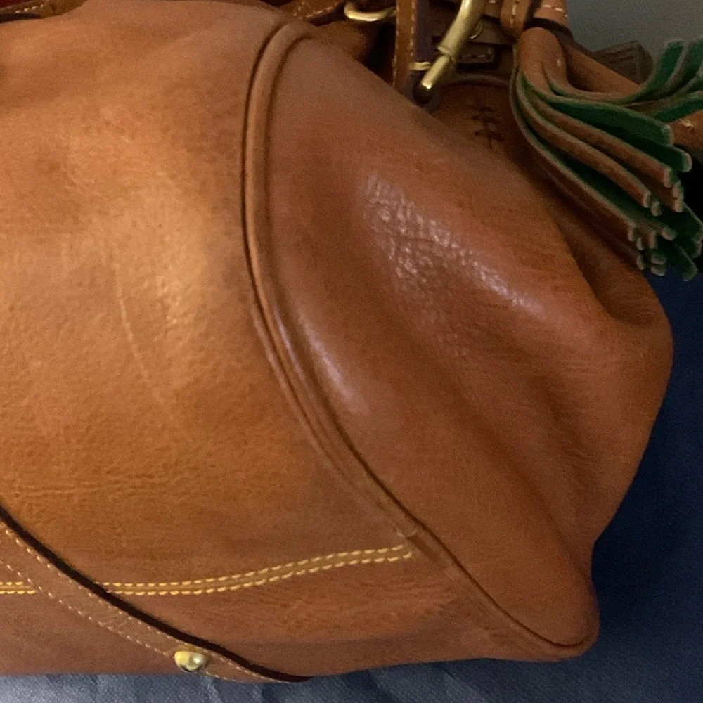 Dooney & Bourke Flourtine Leather Satchel Large - Picture 8 of 16
